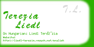 terezia liedl business card